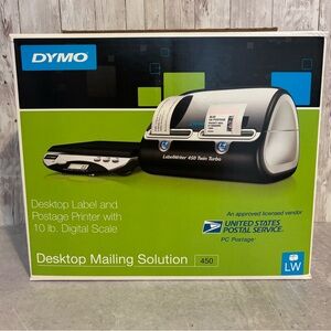 DYMO LabelWriter 450 Twin Turbo Direct Thermal Label Printer